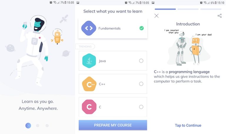 5 aplicaciones para aprender a programar desde el móvil