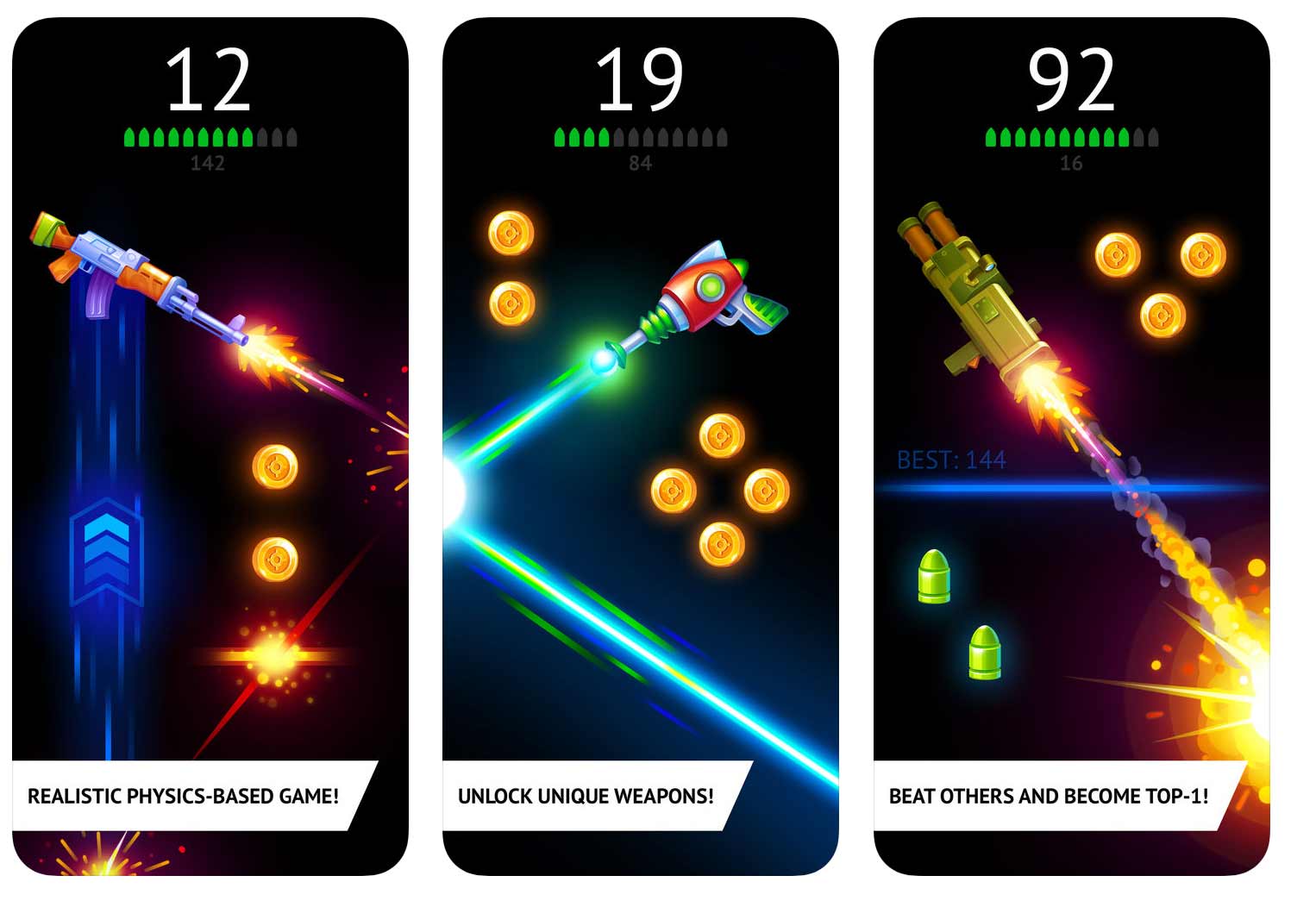 Cómo conseguir todas las pistolas en Flip the gun