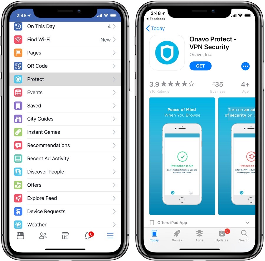 Onavo Protect