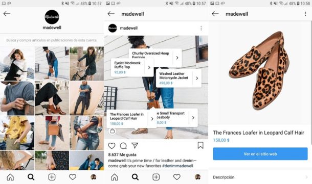 Instagram lanza una pestaña para hacer compras