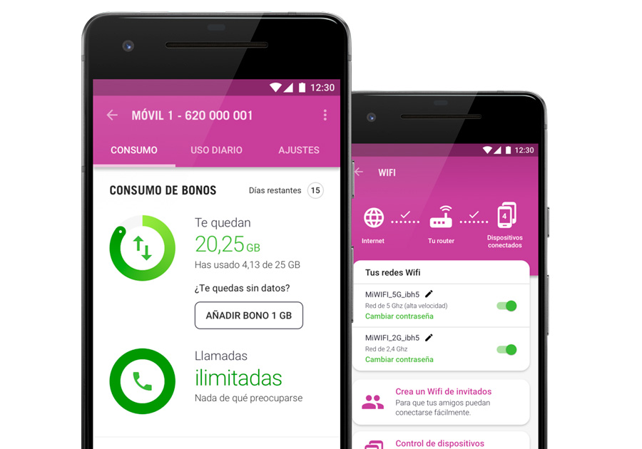 La app de Yoigo permite ahora cambiar la contraseña del WiFi