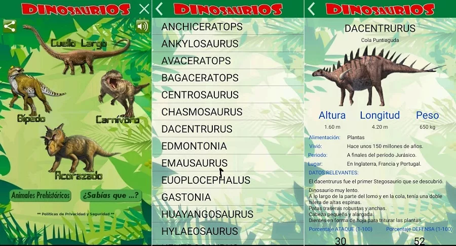 Aplicaciones y juegos de dinosaurios gratis para Android y iPhone