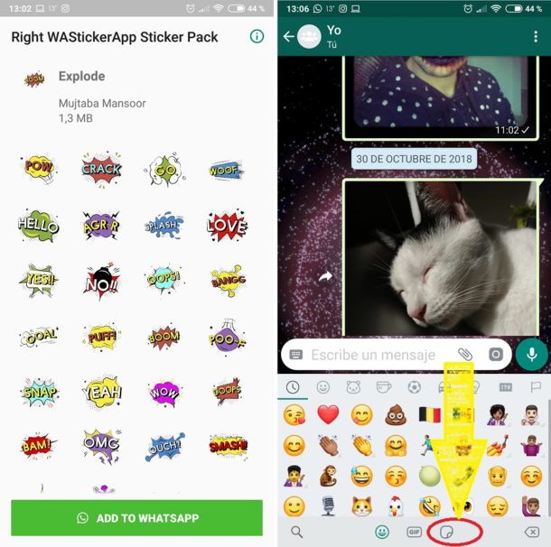 Llegan nuevos packs de stickers gratis para WhatsApp