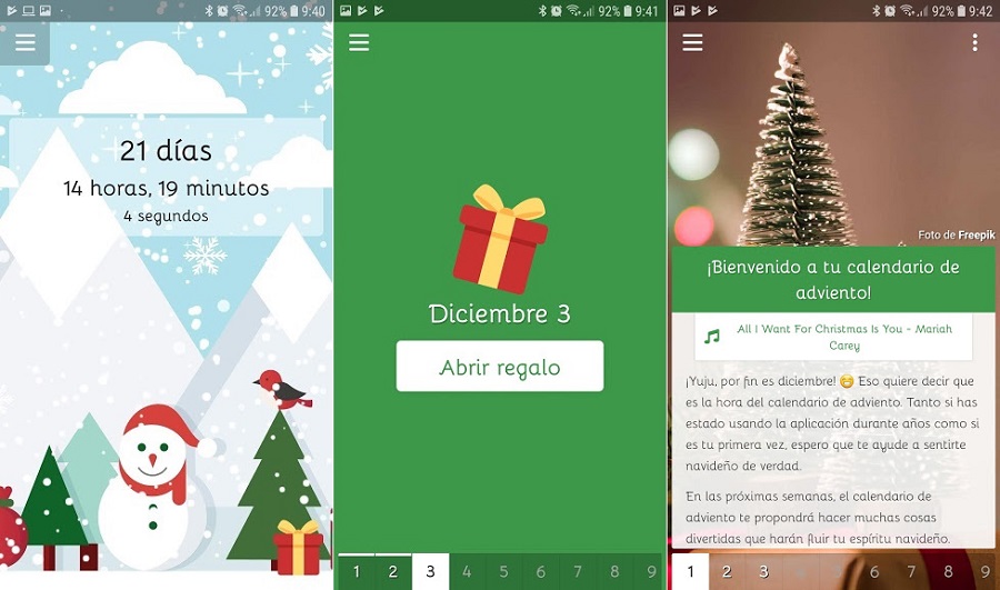 Cuenta regresiva para Navidad