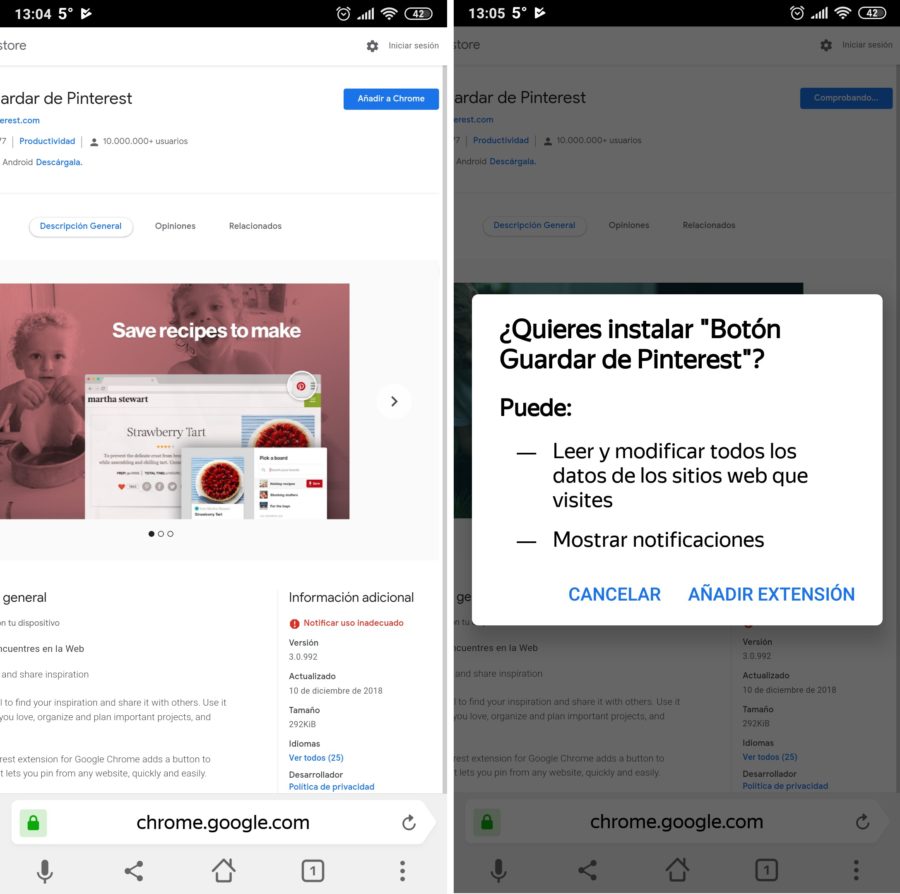 extensiones chrome android 01