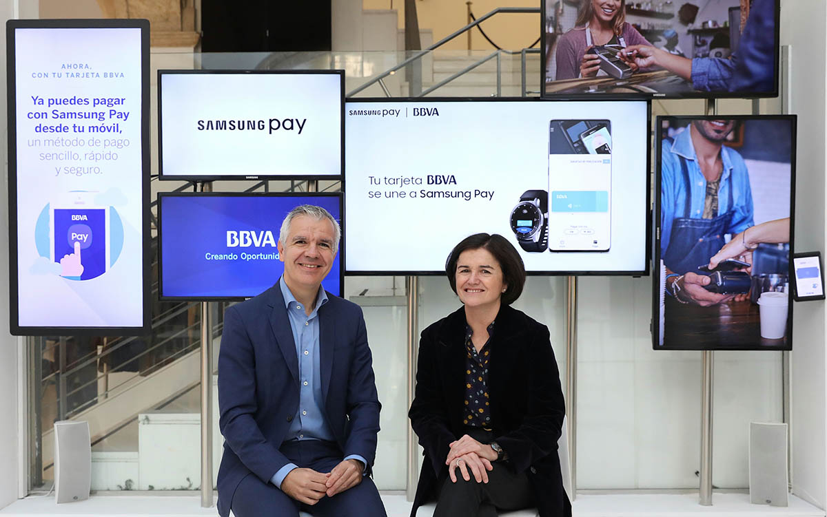 Los clientes de BBVA ya pueden pagar con Samsung Pay