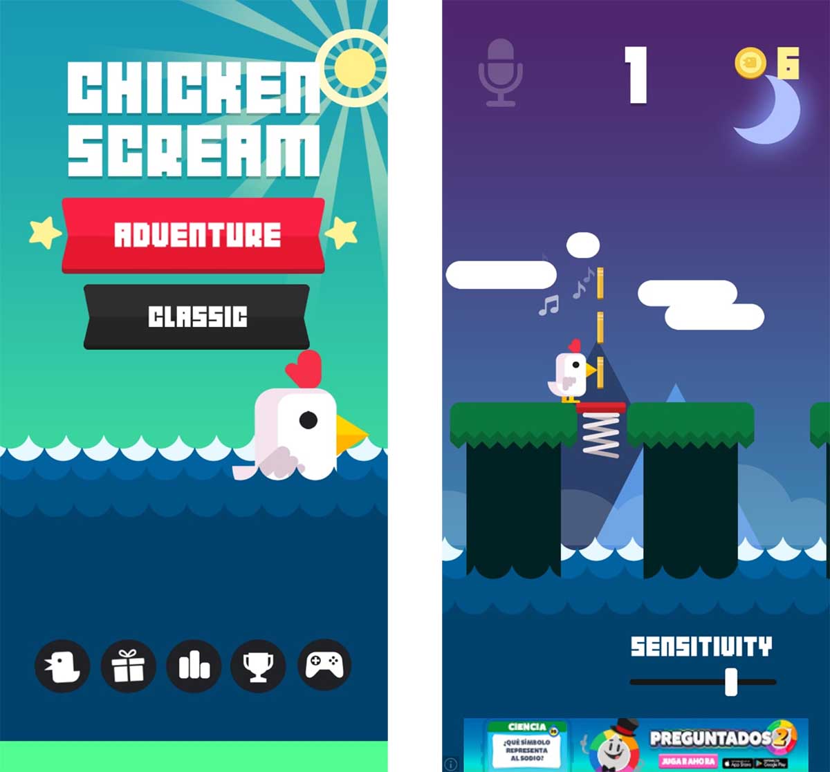chicken scream