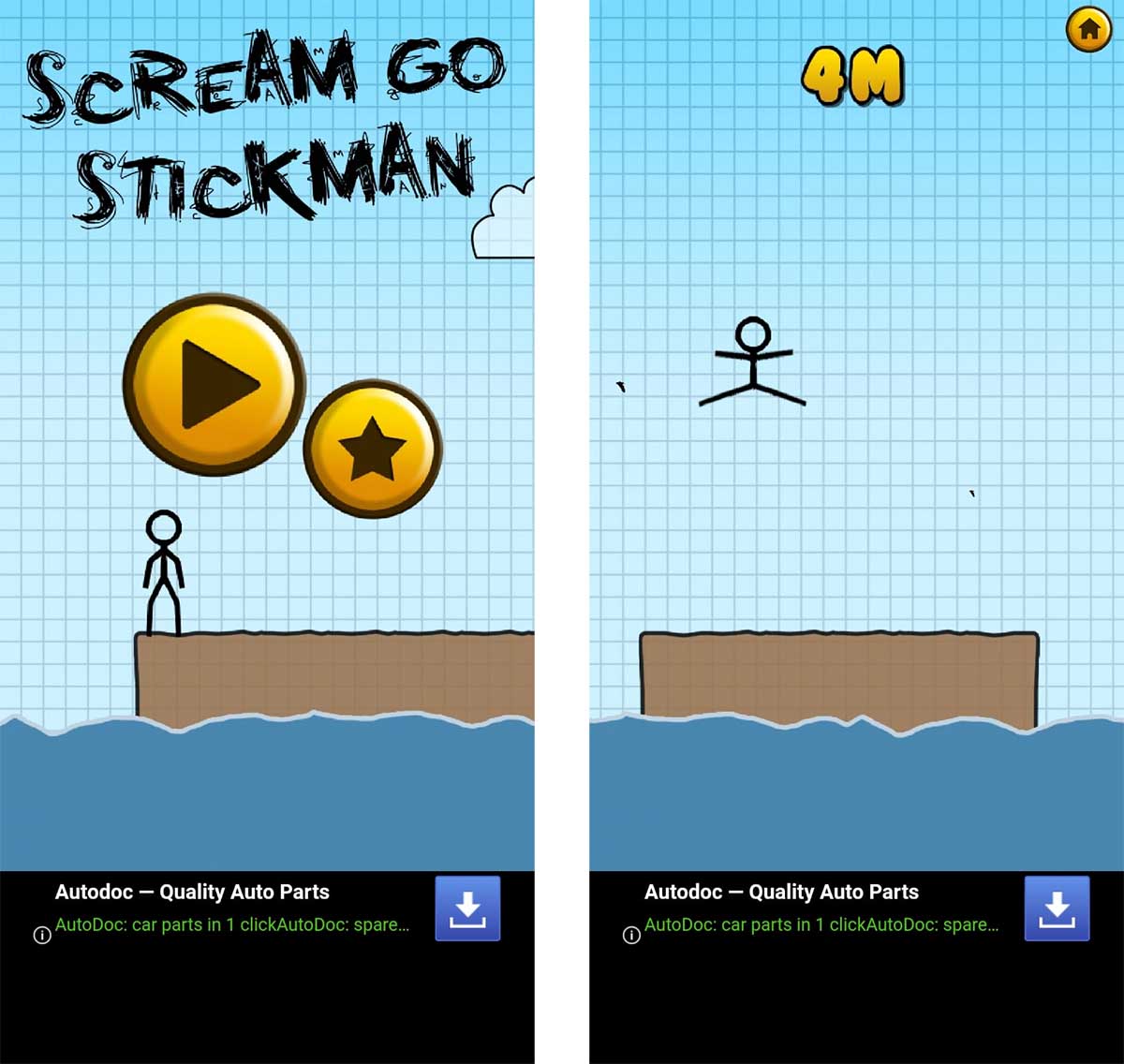 Scream go stickman