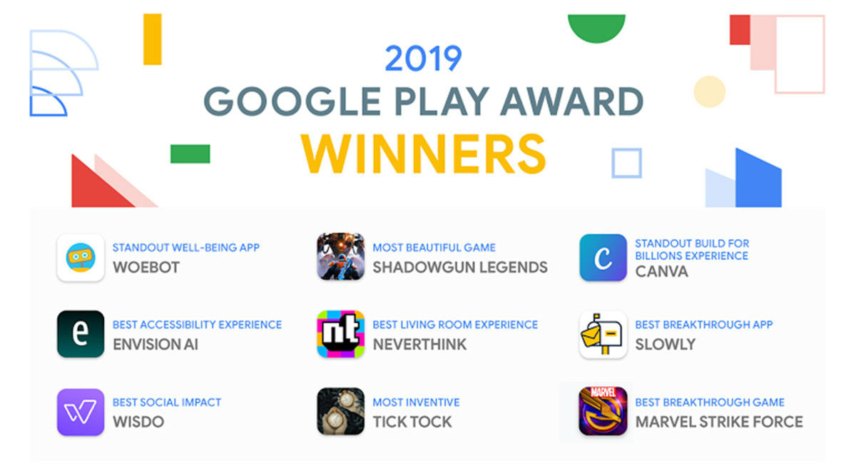 Las mejores aplicaciones del año de Google Play Store