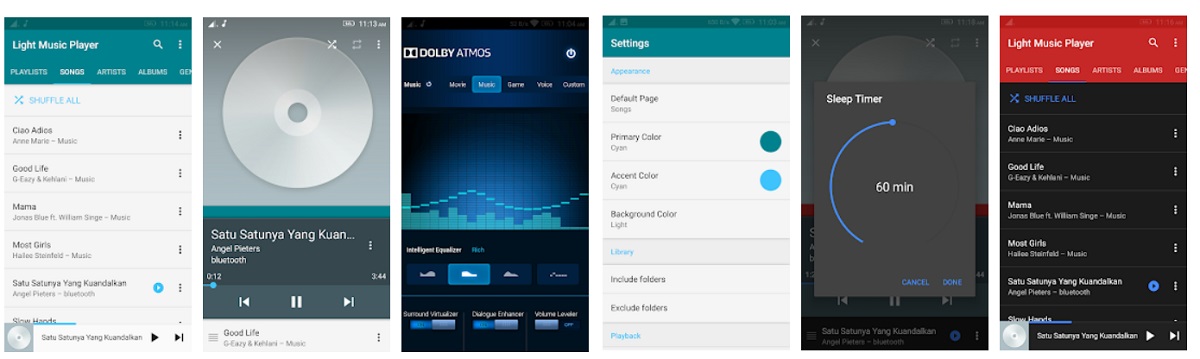 light music player