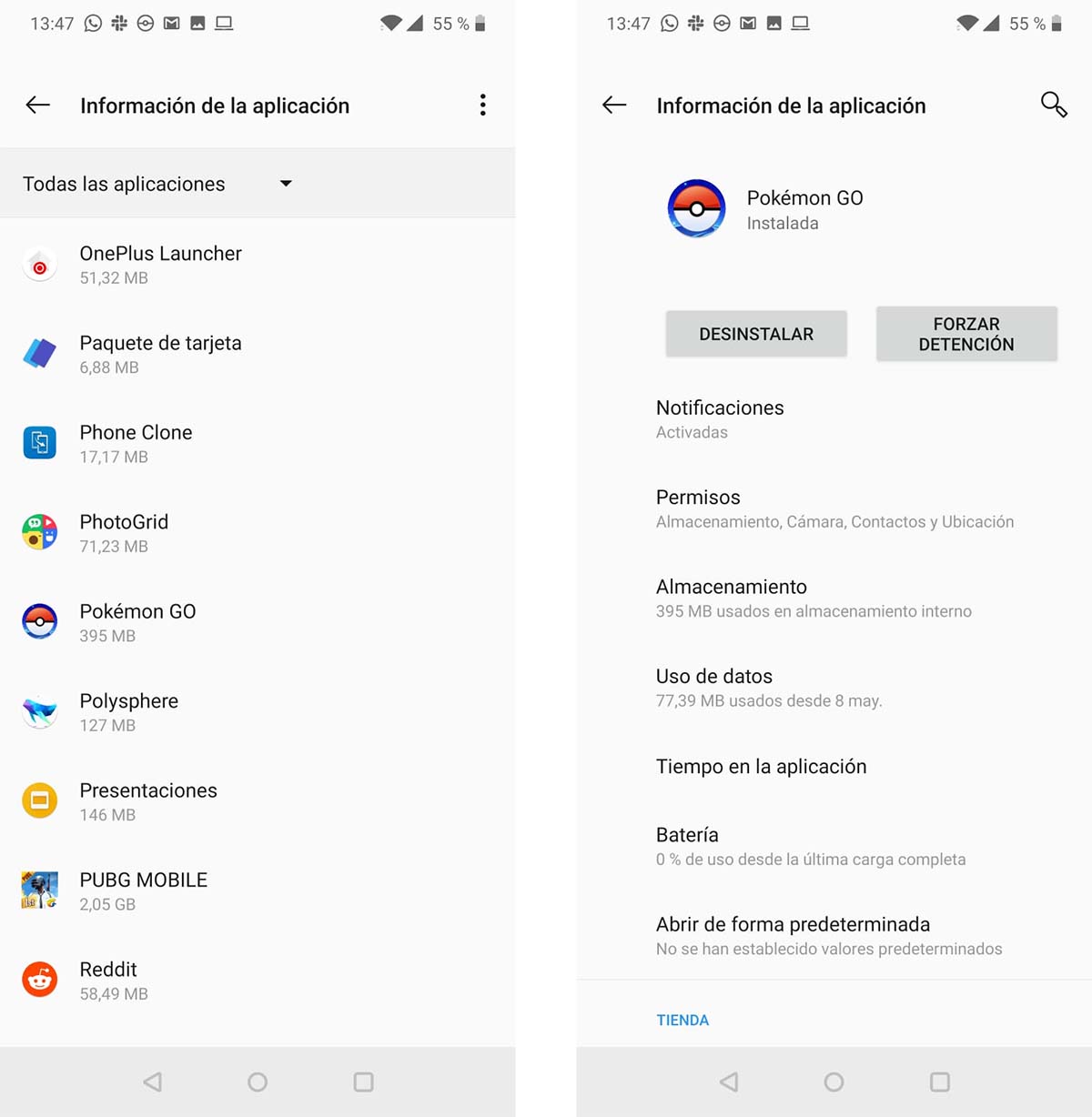 forzar cierra pokémon GO