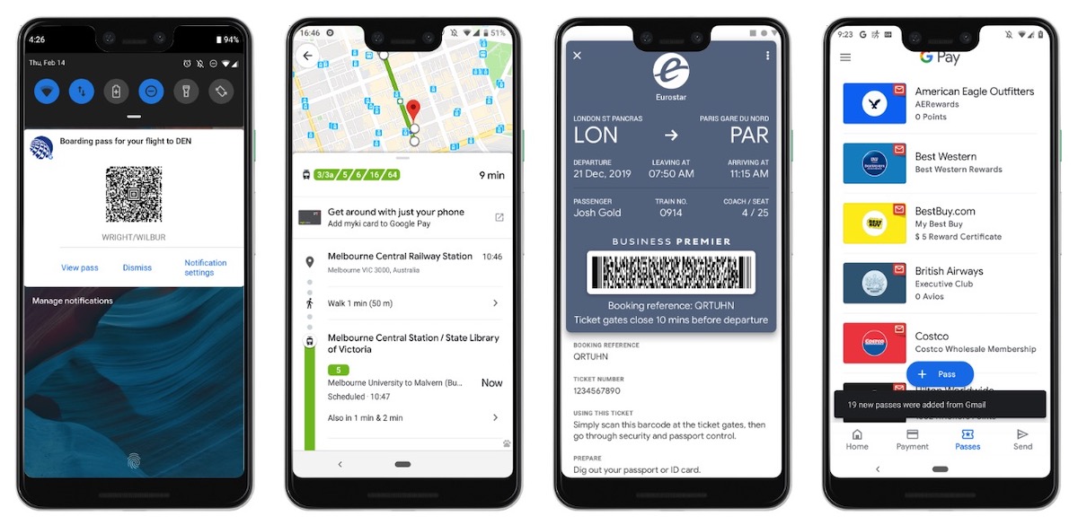 Google Pay ya permite añadir tickets sin tecnología NFC