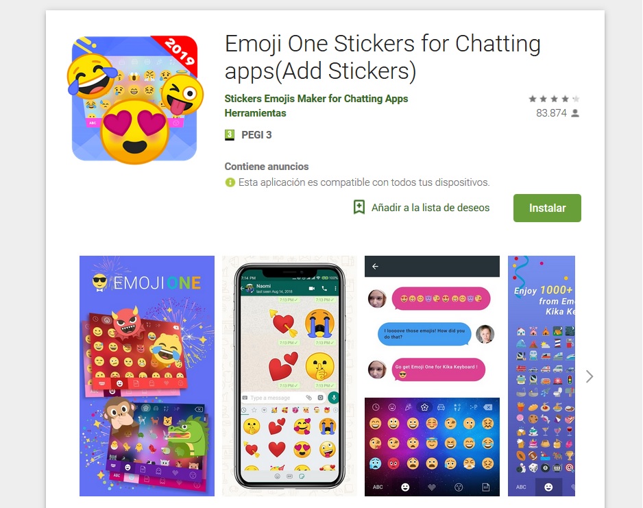 Emoji One Stickers