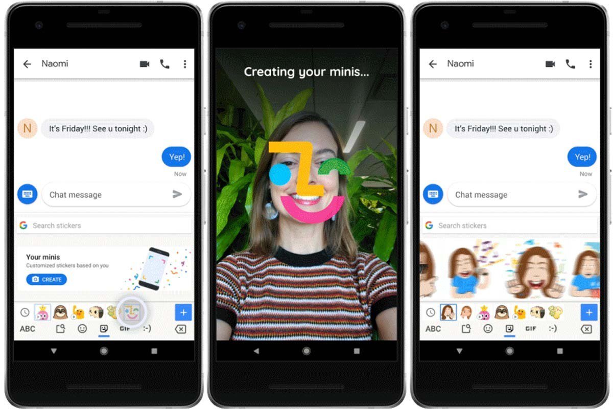 Cómo hacer stickers de caricaturas de tu cara con el teclado Gboard de Google