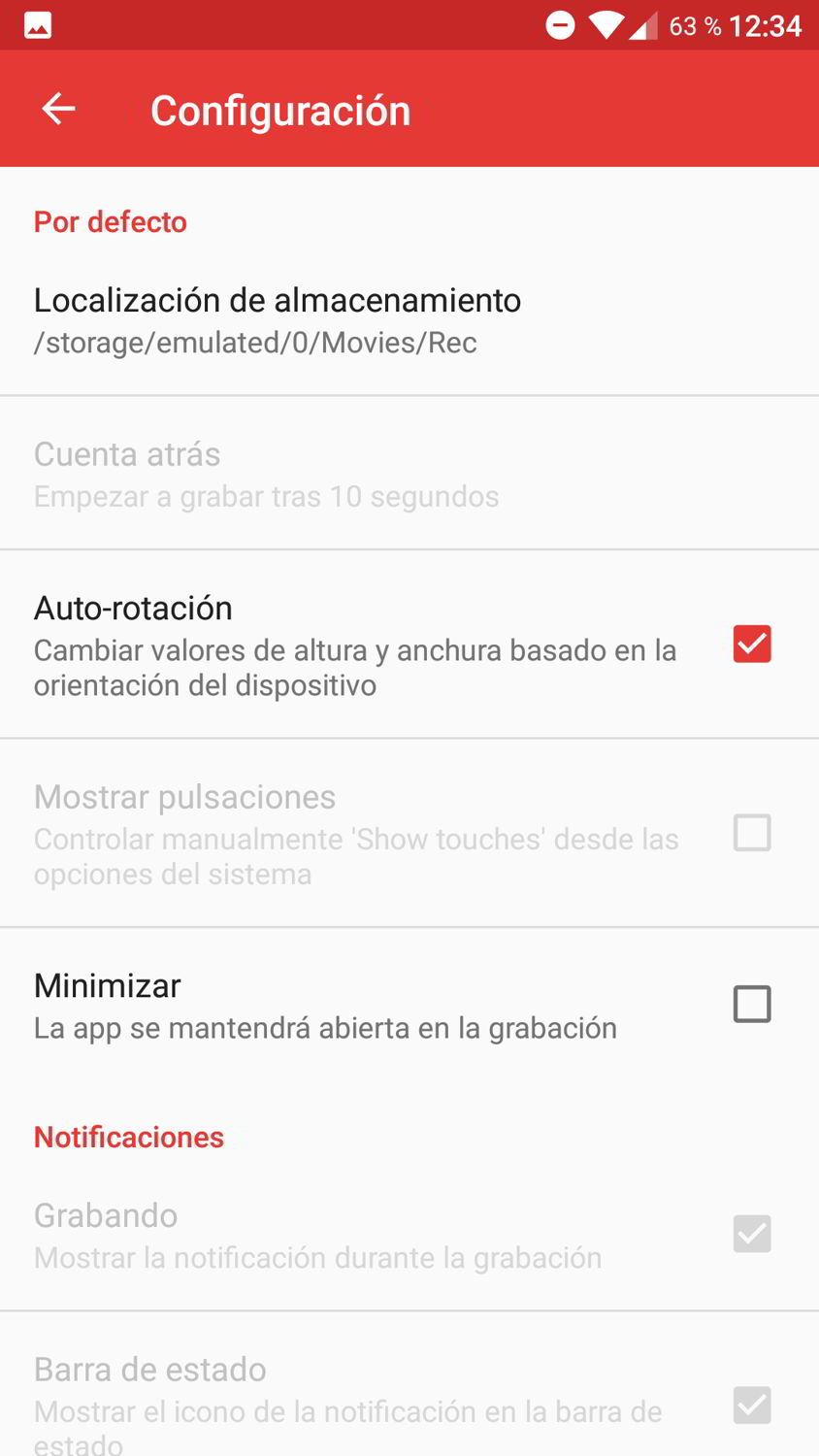 Grabando videollamadas en Android 3