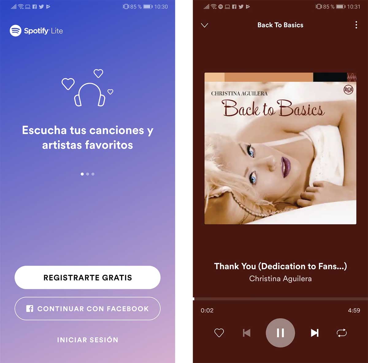 Spotify Lite