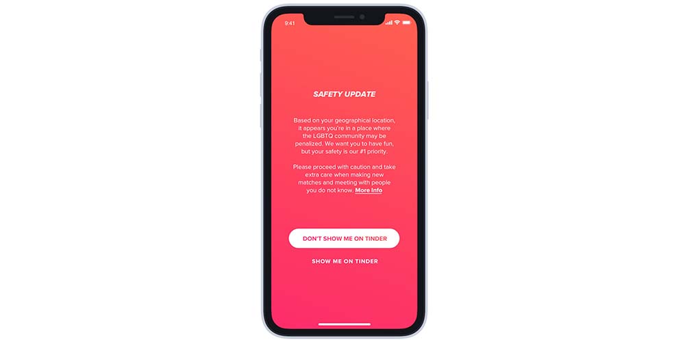 Cómo protegerte en Tinder si eres persona LGTBI+