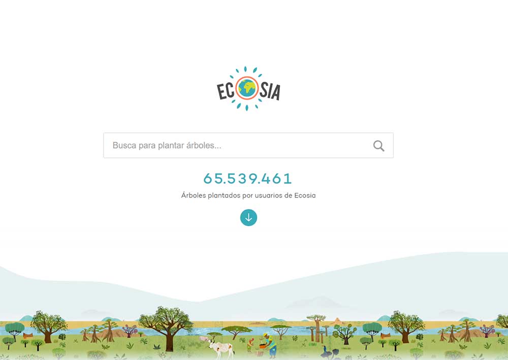 Ecosia, el navegador que planta árboles para evitar el cambio climático