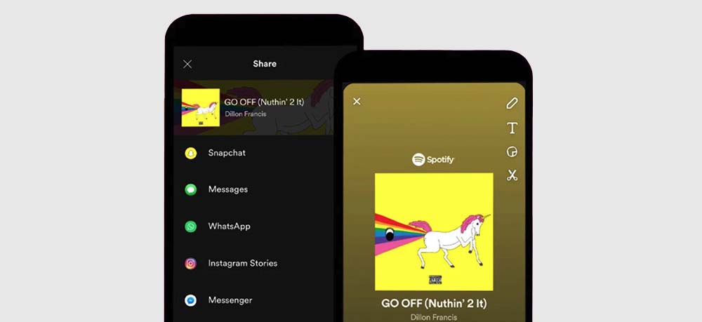 Cómo compartir la música de Spotify en Snapchat