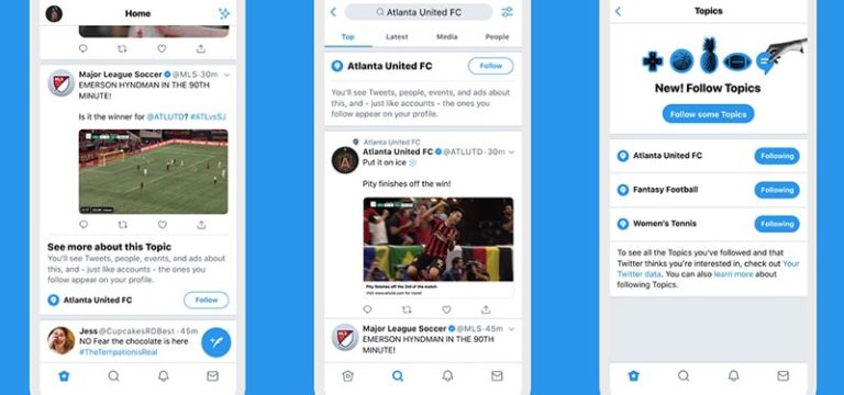 Twitter Topics Menu Cómo seguir topics o temas en Twitter como si fueran usuarios ...