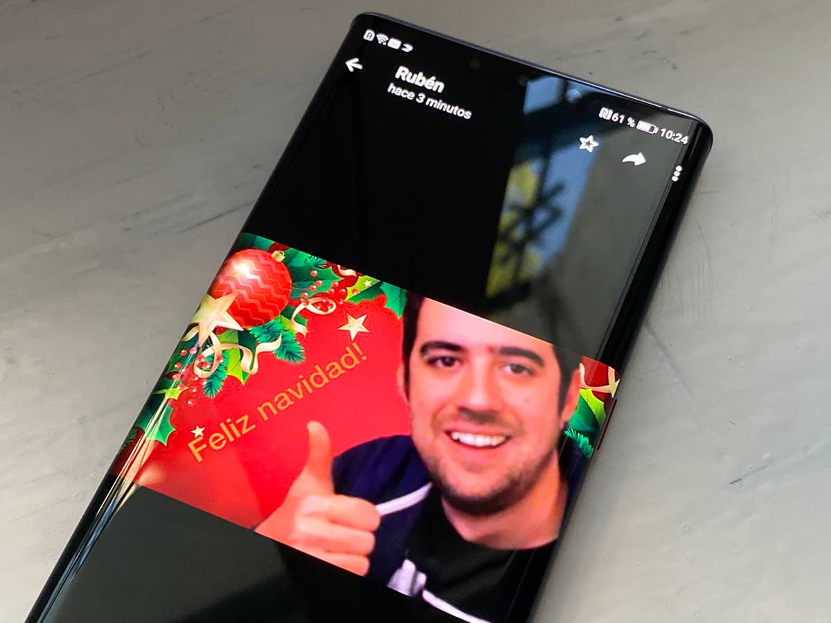 Cómo crear Christmas o felicitaciones de Navidad rápidos para enviar por a WhatsApp