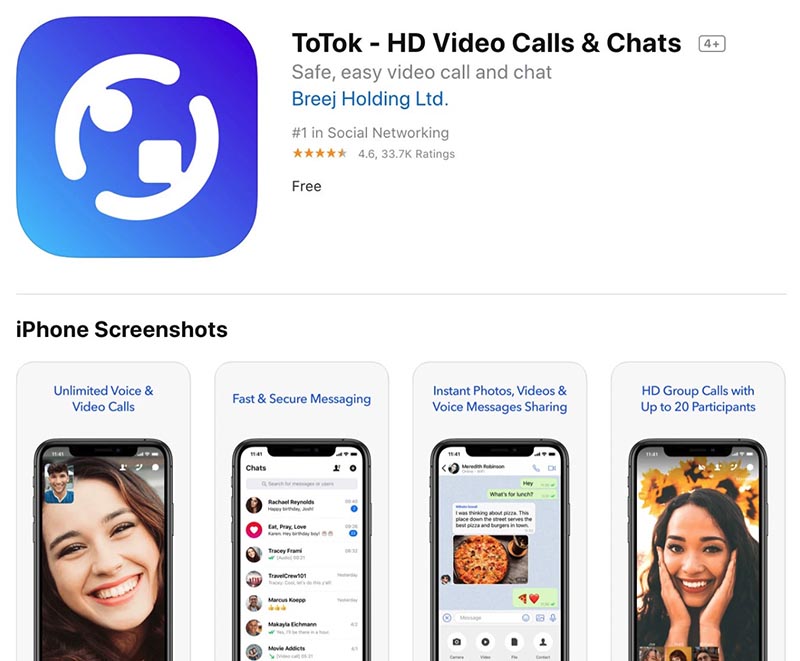 ToTok se había vuelto una app muy popular en Android e iPhone