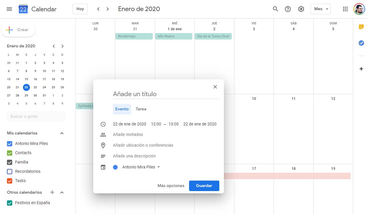 Cómo apuntar los cumpleaños y recibir notificaciones en Google Calendar