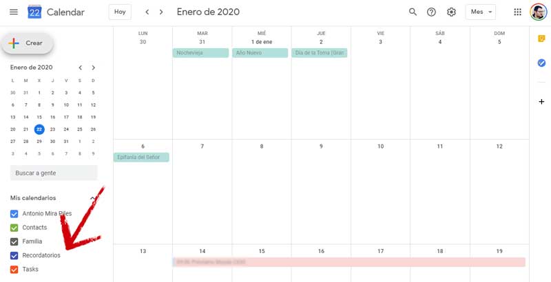 cómo apuntar los cumpleaños y recibir notificaciones en Google Calendar activar recordatorios
