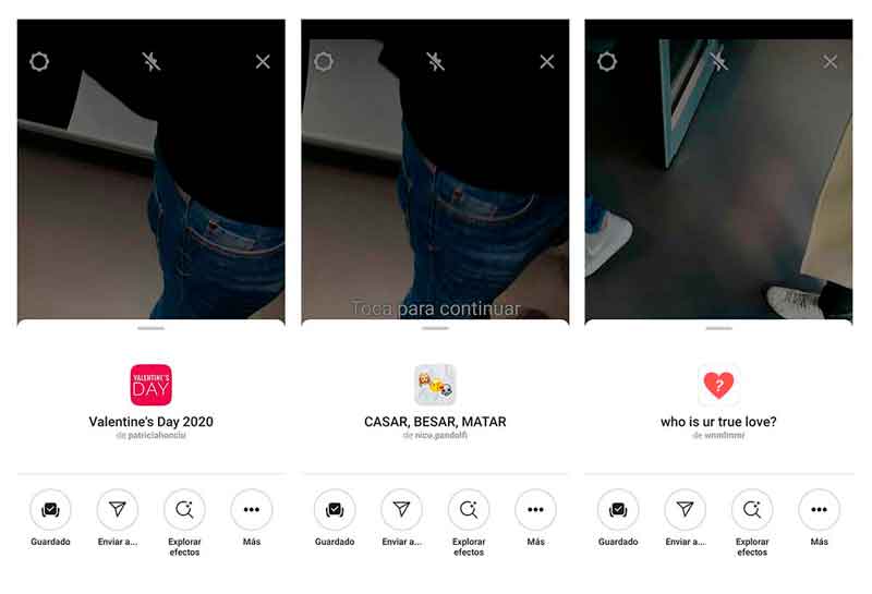 mejores filtros de San Valentín para Instagram Stories usuarios