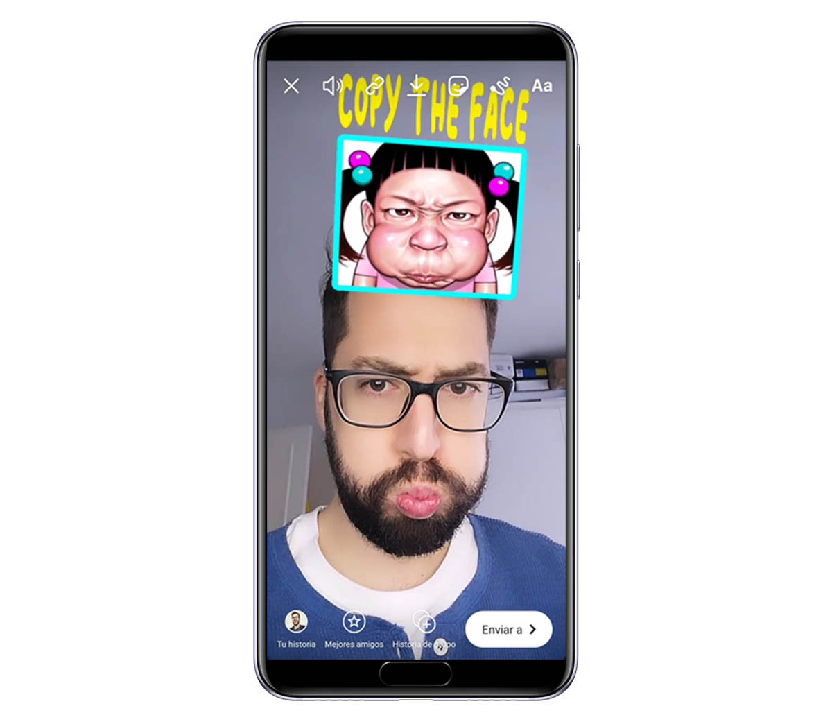 Este es el filtro Ugly Face Challenge que está triunfando en Instagram Stories
