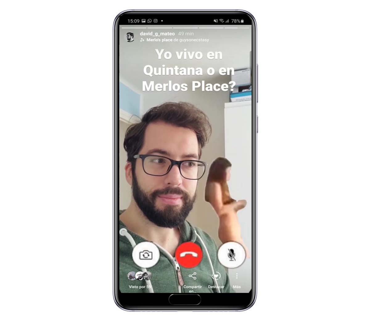 Merlo’s Place, el filtro de Instagram Stories con el que lo vas a petar