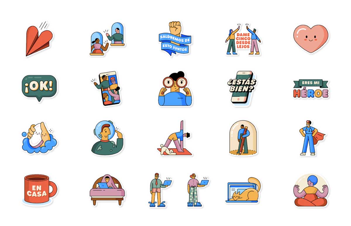 Así hace WhatsApp más ligero tu confinamiento en casa con nuevos stickers