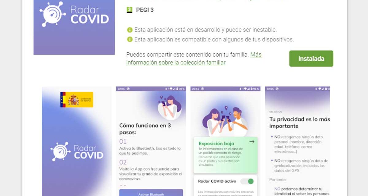 preguntas y respuestas sobre la app española de rastreo Radar COVID