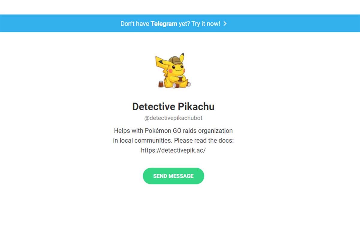 Detective Pikachu, el mejor bot para encontrar incursiones de Pokémon GO