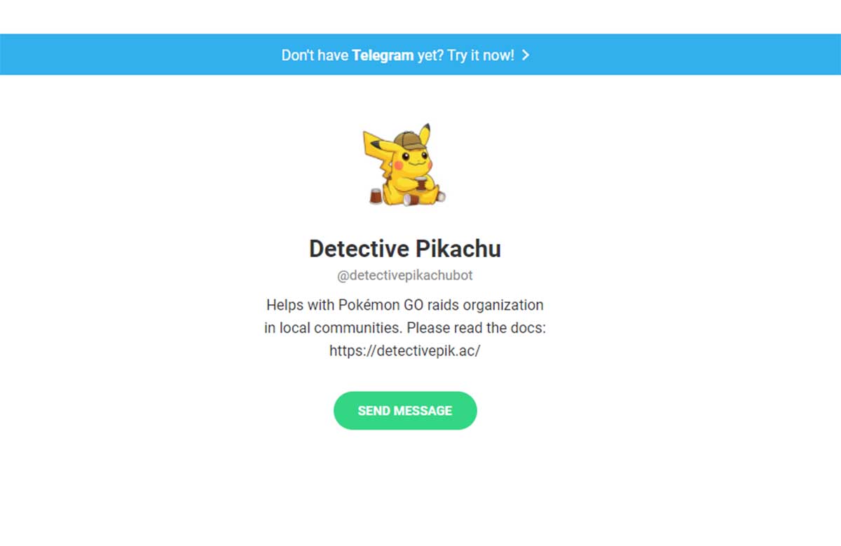 Detective Pikachu, el mejor bot para encontrar incursiones de Pokémon GO