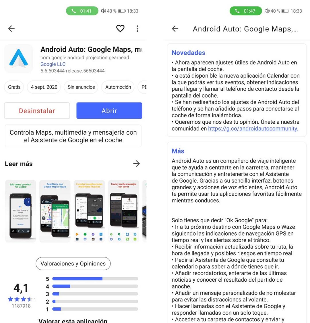Android Auto se actualiza con todas estas nuevas funciones