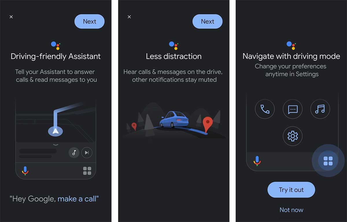 Android Auto en el Asistente de Google