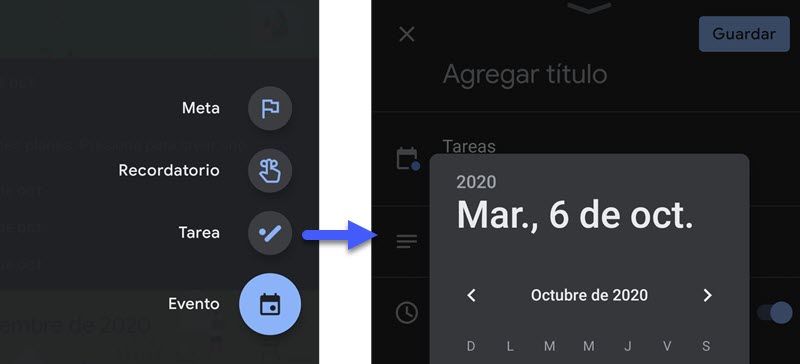 Cómo crear y ver tareas en Google Calendar 2