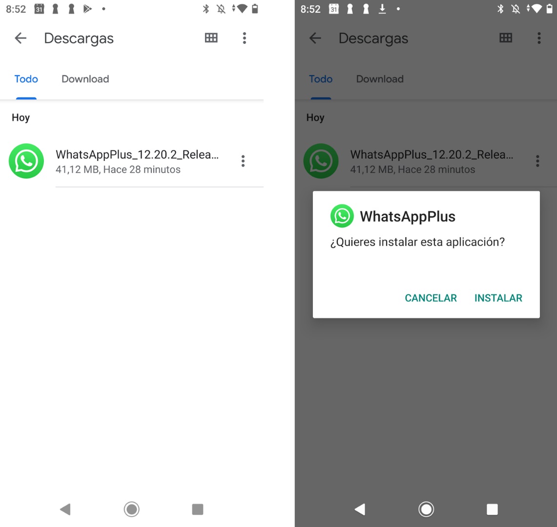 Instalar WhatsApp Plus en Android