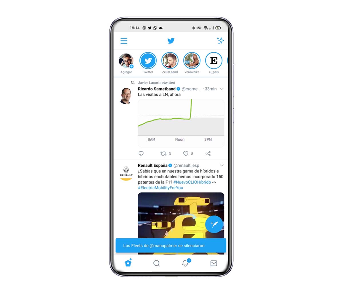 Cómo hacer desaparecer los Fleets de tu cuenta de Twitter