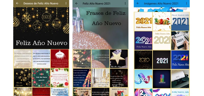 7 apps con imágenes y mensajes para felicitar el Año Nuevo y final del 2020 2