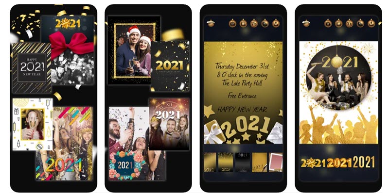 7 apps con imágenes y mensajes para felicitar el Año Nuevo y final del 2020 4