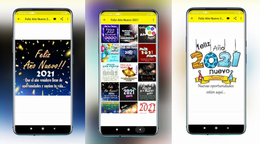 7 apps con imágenes y mensajes para felicitar el Año Nuevo y final del 2020 1