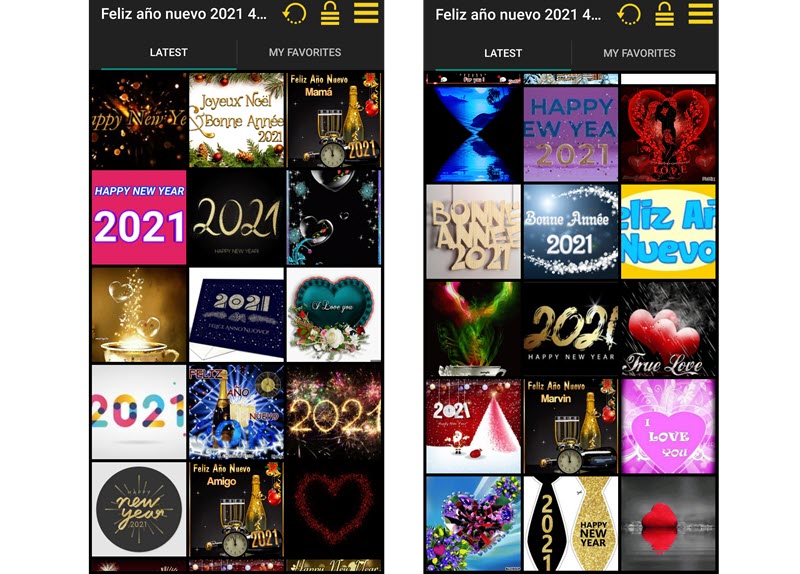 7 apps con imágenes y mensajes para felicitar el Año Nuevo y final del 2020 3