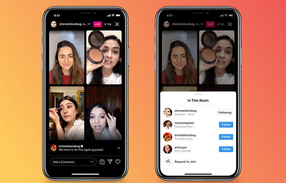 Cómo hacer un directo en Instagram con varias personas a  