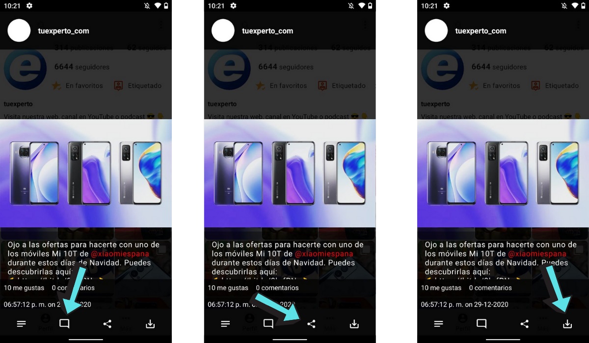 funciones de barinsta en una foto
