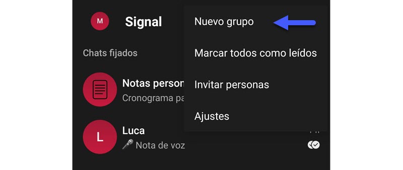 nuevo grupo