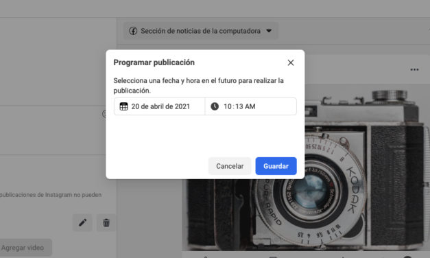 Programar publicación