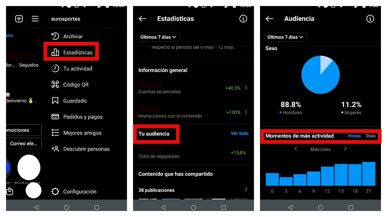 Cómo hacer para que no vean a quién sigo en Instagram