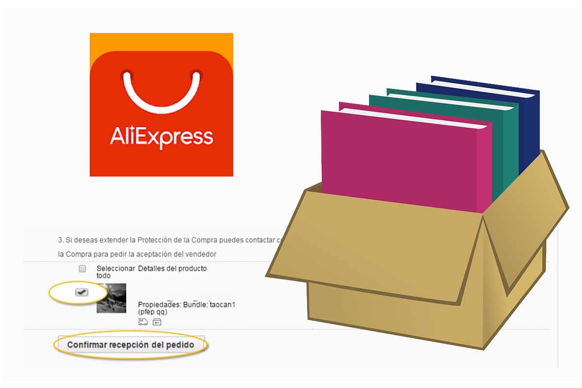 Qué significa en AliExpress confirmar recepción del pedido 1
